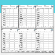 CVC Word Worksheets | Phonics Tracing, Reading & Writing Practice for Kids