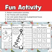 Christmas Literacy & Math Worksheets | Fun Holiday Learning Activities for Kids