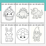 Cut and Paste Worksheets | Fine Motor Skills Activities for Preschool & Kindergarten