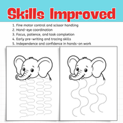 Cutting Practice Worksheets | Fine Motor Scissor Skills Activities for Kids