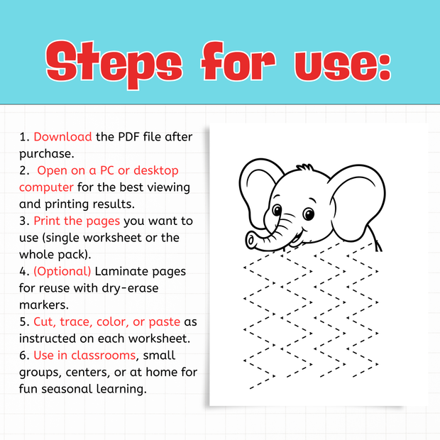 Cutting Practice Worksheets | Fine Motor Scissor Skills Activities for Kids