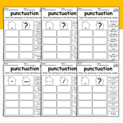 Punctuation Worksheets | Grammar Sentence Sorting, Writing & Reading Practice