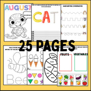 August morning tubs – back-to-school fine motor and literacy activities for pre-K, kindergarten, special education, ABA therapy, and homeschool learning