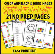 September morning tubs for preschool and kindergarten | no-prep printable centers | fine motor, math and literacy activities | editable PDF classroom resource