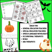 October morning tubs for preschool and kindergarten | Halloween activities | no-prep printable worksheets | early learning centers | PDF download educational resource