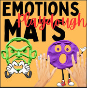 Emotions Playdough Mats Printable | 10 Feelings Faces for Kids | SEL Activity for Preschool & Pre-K | Fine Motor Learning Tool