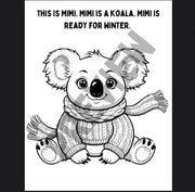 Preschool literacy coloring book – read and find activities with community helpers, animal worksheets, and following directions practice, printable PDF for kids