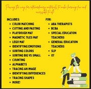 September morning tubs for preschool and kindergarten | no-prep printable centers | fine motor, math and literacy activities | editable PDF classroom resource