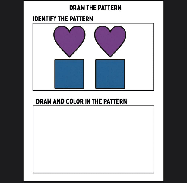 Shape & Pattern Recognition Worksheets: Fine Motor Skills (Printable Activities for Kids)