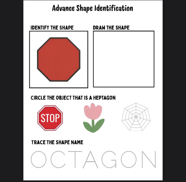 Shape & Pattern Recognition Worksheets: Fine Motor Skills (Printable Activities for Kids)