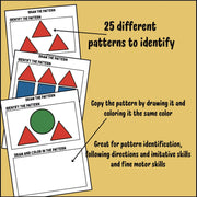 Shape & Pattern Recognition Worksheets: Fine Motor Skills (Printable Activities for Kids)