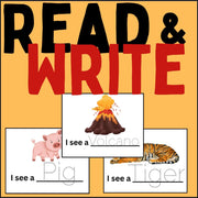 I See word tracing worksheets | alphabetical order vocabulary practice | printable reading and handwriting activity for kids | preschool and kindergarten literacy resource