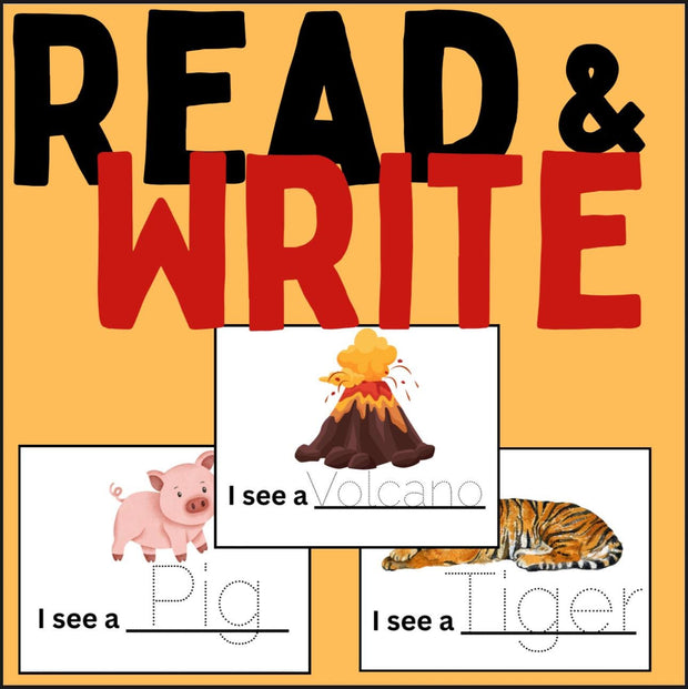 I See word tracing worksheets | alphabetical order vocabulary practice | printable reading and handwriting activity for kids | preschool and kindergarten literacy resource