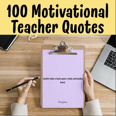 100 editable teacher quotes Canva templates | motivational and inspirational classroom posters | back to school teacher gift printable