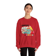 Coffee & Books Sweatshirt: Cozy Unisex Crewneck