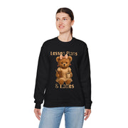 Lesson Plans & Lattes Sweatshirt for Teachers, Cozy Teacher Gift, Cute Bear Design, Back to School Apparel, Gift for Educators