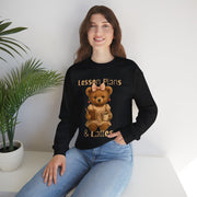 Lesson Plans & Lattes Sweatshirt for Teachers, Cozy Teacher Gift, Cute Bear Design, Back to School Apparel, Gift for Educators