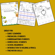 Printable Preschool Worksheets | Alphabet, Numbers, Shapes, Colors & Cut and Paste Activities