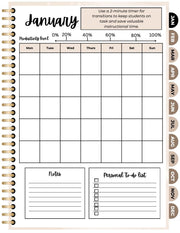 Classroom Joy Digital Teacher Planner | Printable Calendar & Organizer for Classroom Productivity