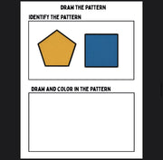 Shape & Pattern Recognition Worksheets: Fine Motor Skills (Printable Activities for Kids)