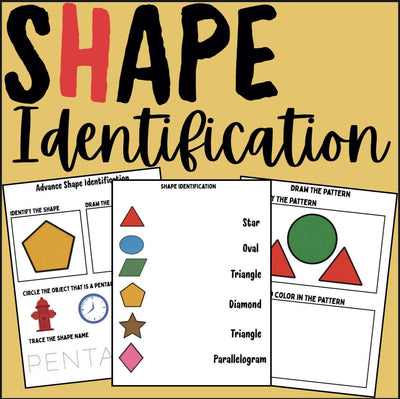 Shape & Pattern Recognition Worksheets: Fine Motor Skills (Printable Activities for Kids)