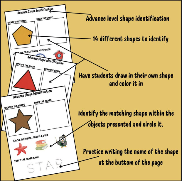 Shape & Pattern Recognition Worksheets: Fine Motor Skills (Printable Activities for Kids)