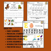 Barn Animals Preschool Activity Pack | Farm Worksheets for Kids, Counting, Letters & Shapes Printables