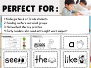 Fall Sight Word Mini Books: Reading Practice for Grades 1-3 (Printable)