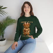 Lesson Plans & Lattes Sweatshirt for Teachers, Cozy Teacher Gift, Cute Bear Design, Back to School Apparel, Gift for Educators