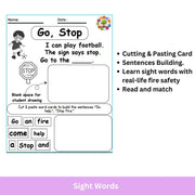 Firefighters to the Rescue Preschool Worksheets | Tracing, Coloring, Alphabet & Shapes for Kindergarten